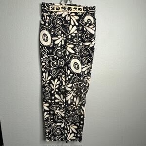 Louis Ferard Vintage Black Designer Summer Ankle Pants Size 8